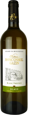Chteau Monconseil Gazin, Prestige white wine, Blaye Ctes de Bordeaux