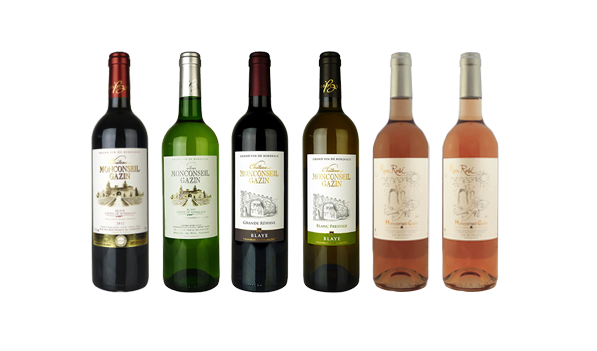Les vins du Château Monconseil Gazin